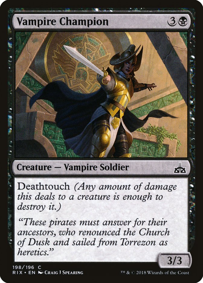 Vampire Champion [Rivals of Ixalan] 