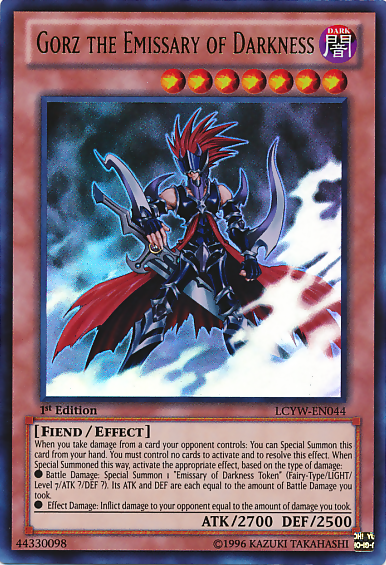 Gorz the Emissary of Darkness [LCYW-EN044] Ultra Rare 