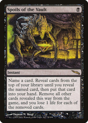 Spoils of the Vault [Mirrodin] 