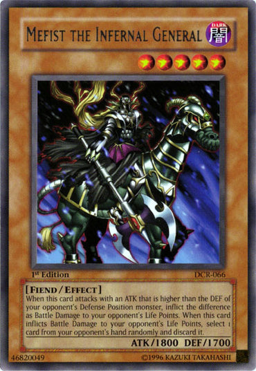 Mefist the Infernal General [DCR-066] Rare 