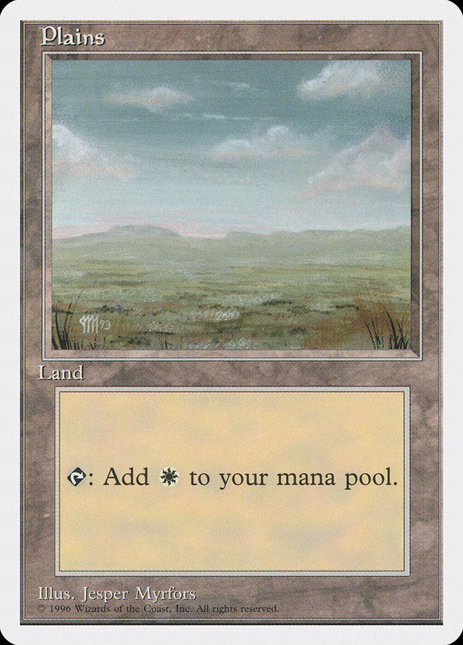 Plains (Signature on Bottom Left) [Introductory Two-Player Set] 