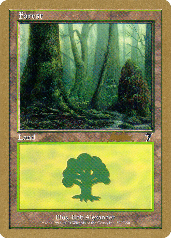 Forest (329) (Brian Kibler) [World Championship Decks 2002] 