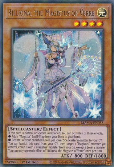 Rilliona, the Magistus of Verre [MAMA-EN058] Ultra Rare 