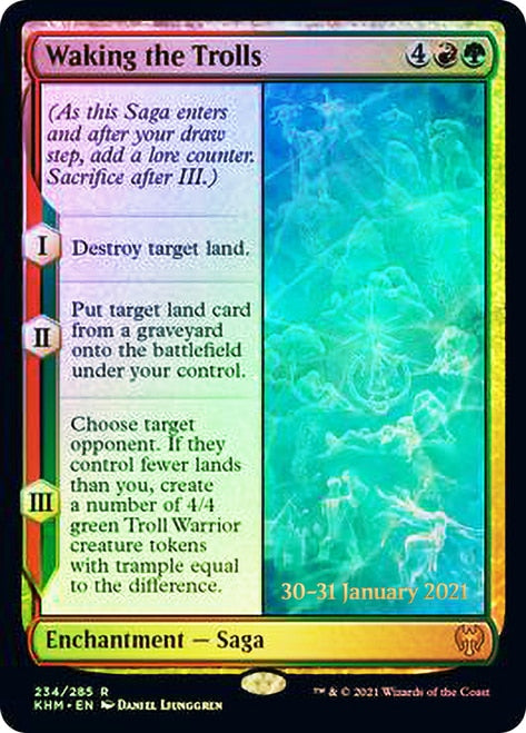 Waking the Trolls [Kaldheim Prerelease Promos] 