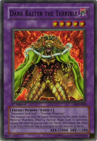 Dark Balter the Terrible [LOD-002] Super Rare 