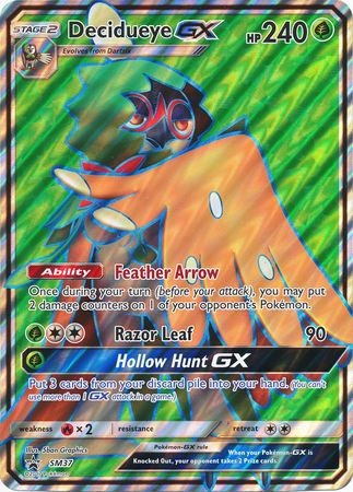 Decidueye GX (SM37) (Jumbo Card) [Sun & Moon: Black Star Promos]