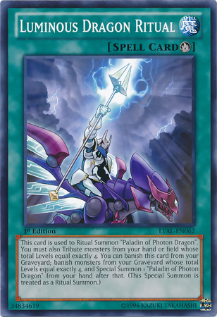 Luminous Dragon Ritual [LVAL-EN062] Common 