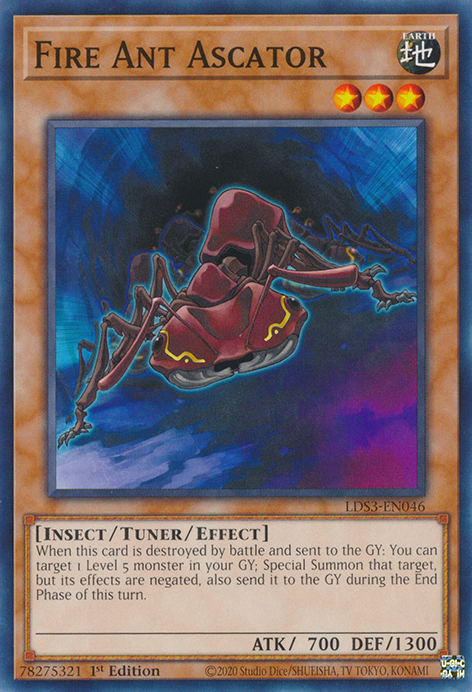 Fire Ant Ascator [LDS3-EN046] Common 