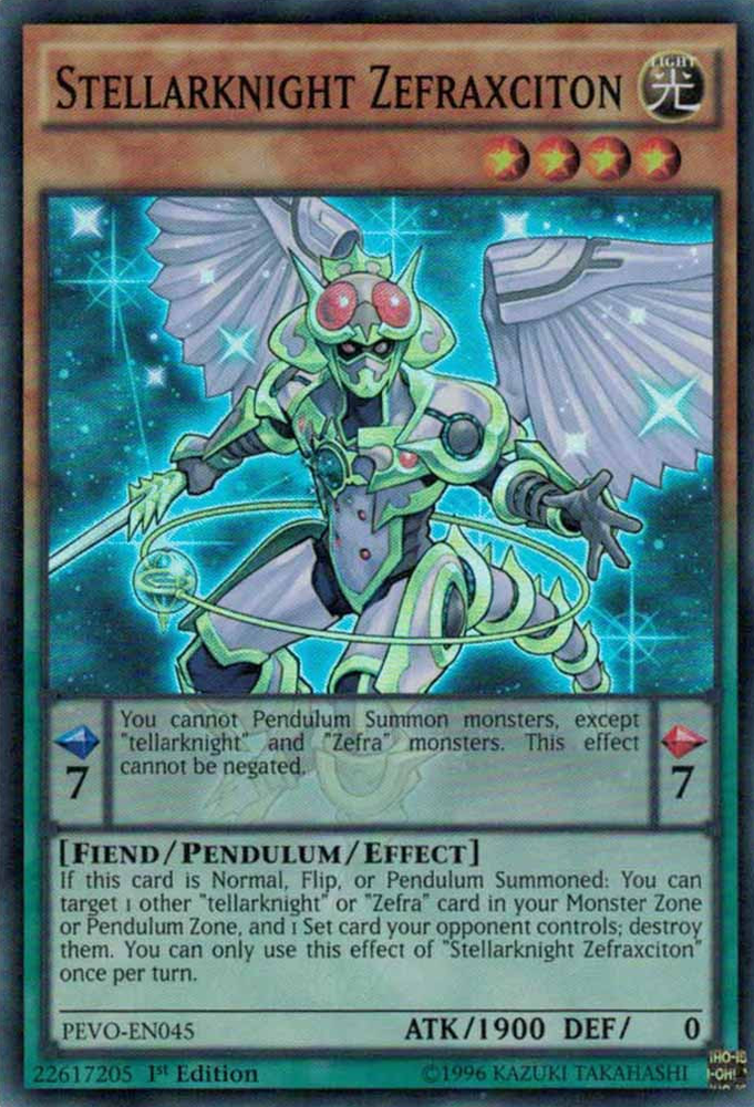 Stellarknight Zefraxciton [PEVO-EN045] Super Rare 