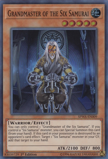 Grandmaster of the Six Samurai [SPWA-EN009] Super Rare 
