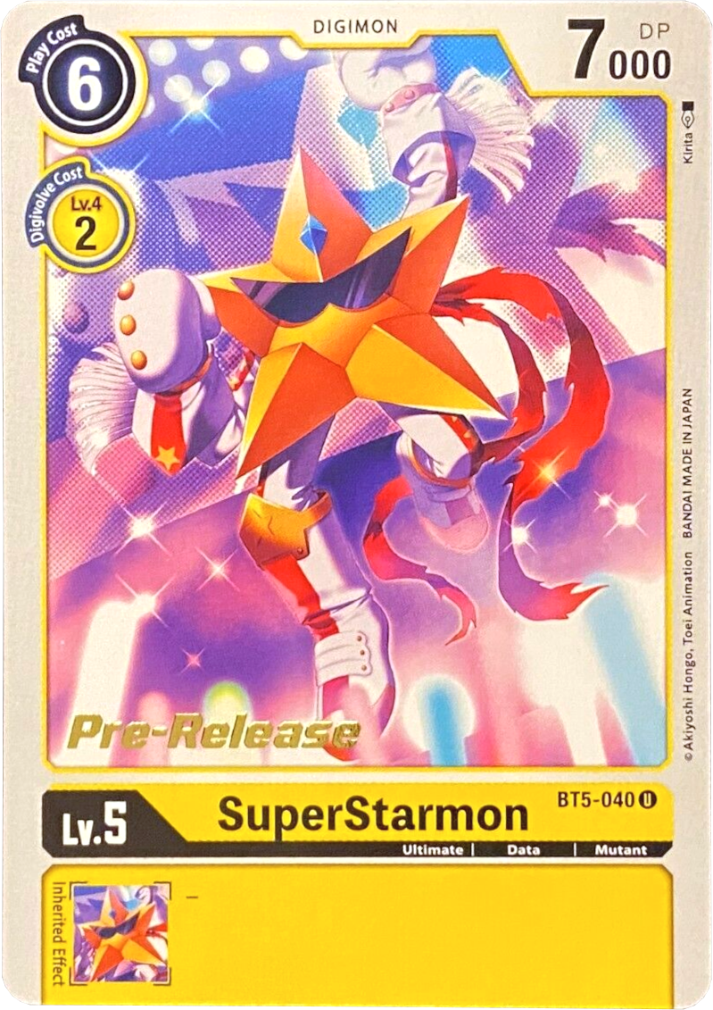 SuperStarmon [BT5-040] [Battle of Omni Pre-Release Promos] 