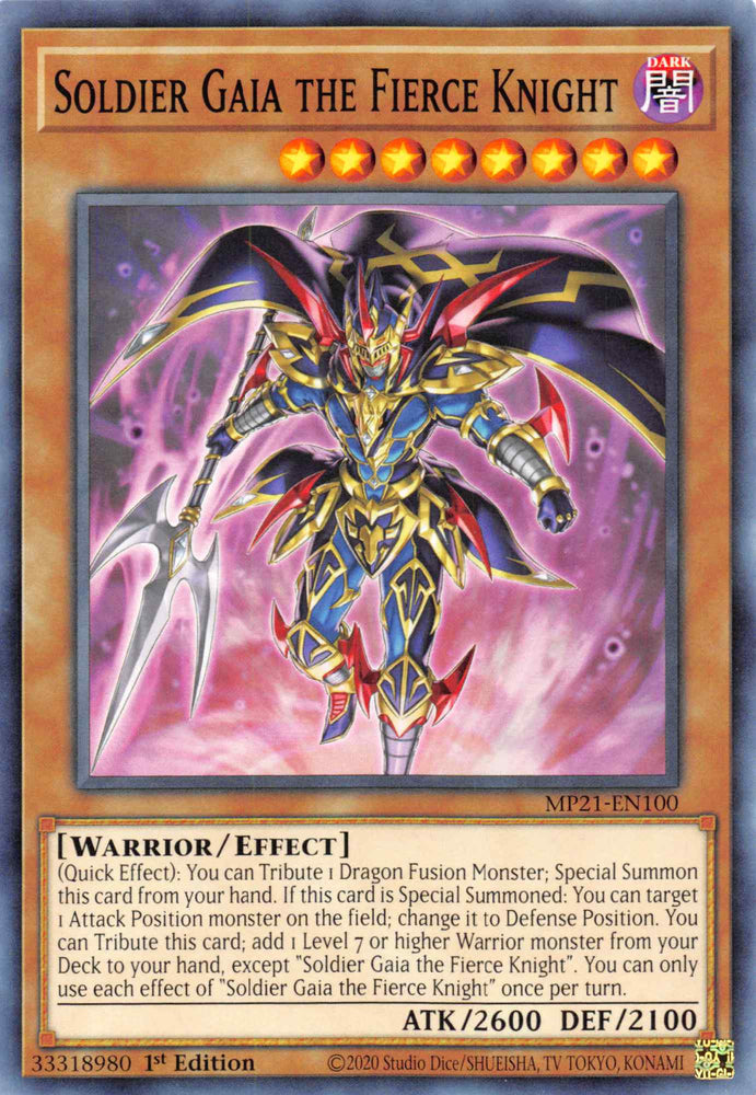 Soldier Gaia The Fierce Knight [MP21-EN100] Common 