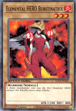 Elemental HERO Burstinatrix [SGX1-ENA02] Common 