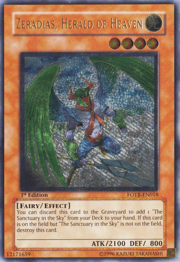 Zeradias, Herald of Heaven [FOTB-EN018] Ultimate Rare 