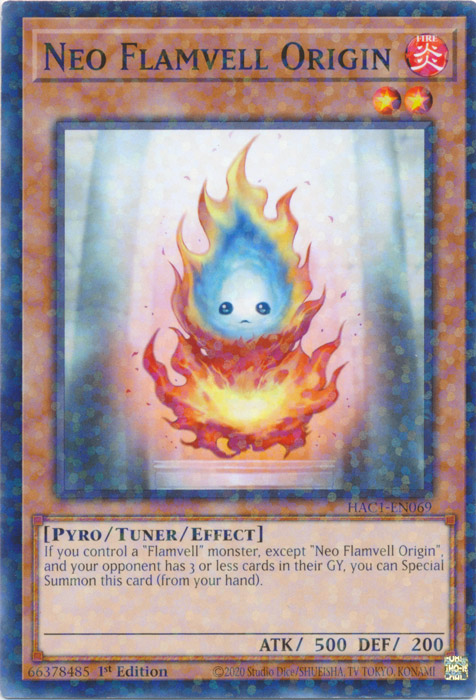Neo Flamvell Origin (Duel Terminal) [HAC1-EN069] Common 