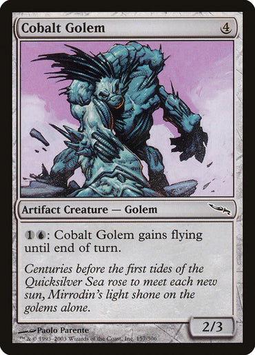 Cobalt Golem [Mirrodin] 