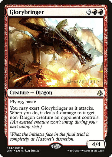 Glorybringer [Amonkhet Prerelease Promos] 