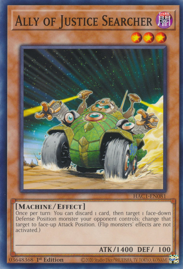 Ally of Justice Searcher [HAC1-EN081] Common 