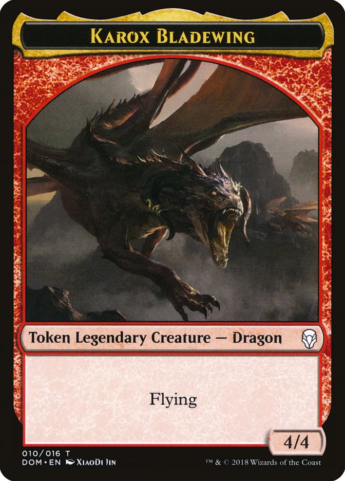 Karox Bladewing Token [Dominaria Tokens] 