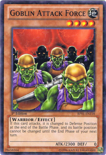 Goblin Attack Force [BP01-EN118] Starfoil Rare 