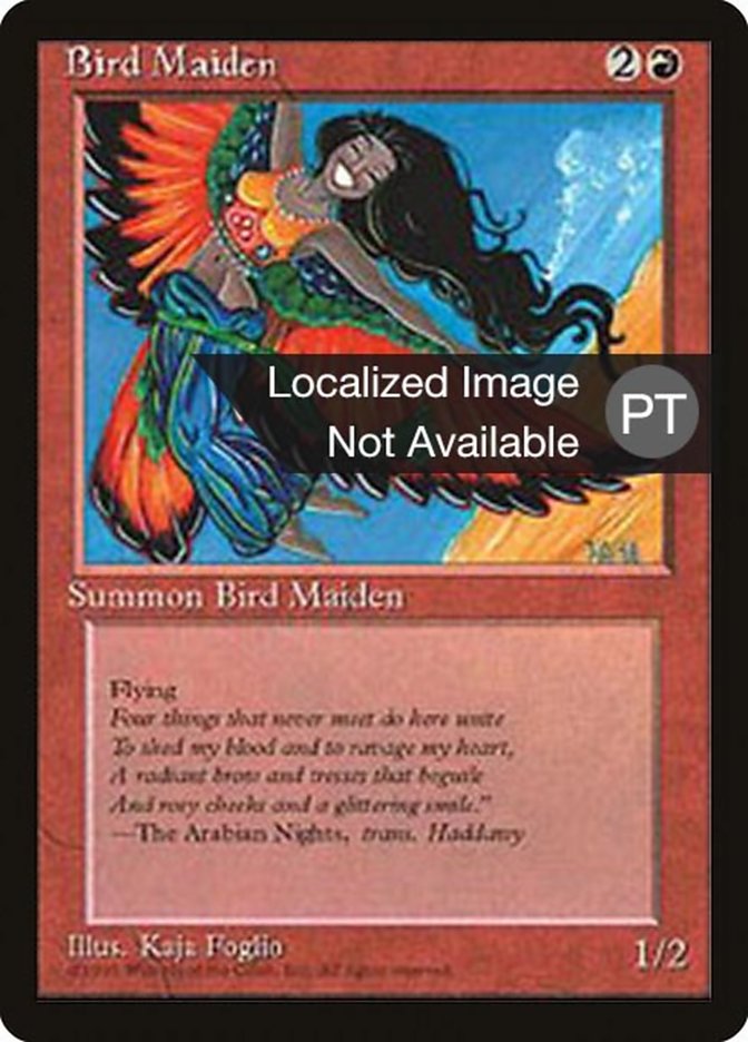 Bird Maiden [Fourth Edition (Foreign Black Border)] 