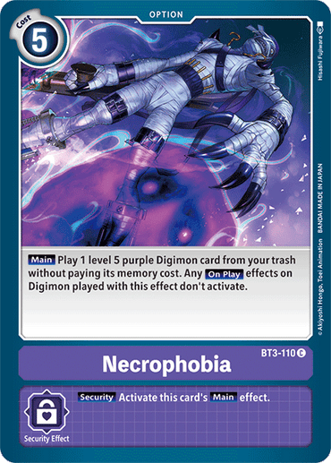 Necrophobia [BT3-110] [Release Special Booster Ver.1.5] 