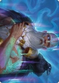 Alrund, God of the Cosmos Art Card [Kaldheim Art Series] 