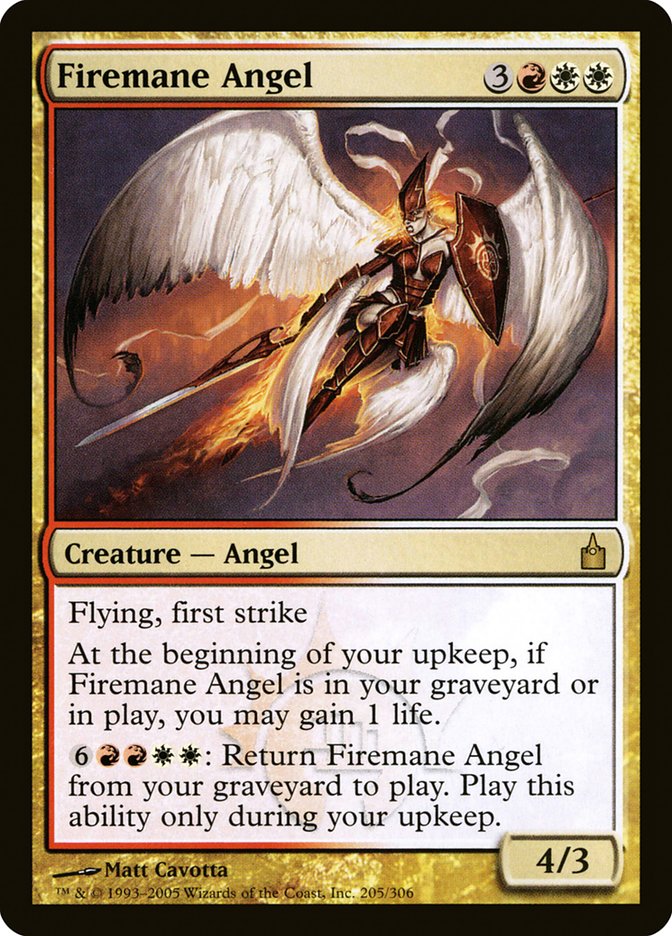 Firemane Angel [Ravnica: City of Guilds] 