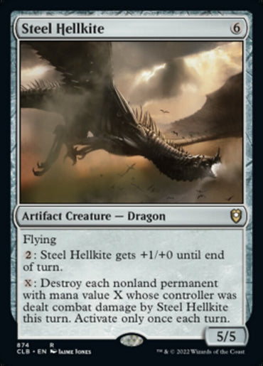 Steel Hellkite [Commander Legends: Battle for Baldur's Gate] 