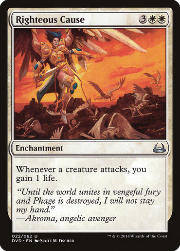 Righteous Cause (Divine vs. Demonic) [Duel Decks Anthology] 