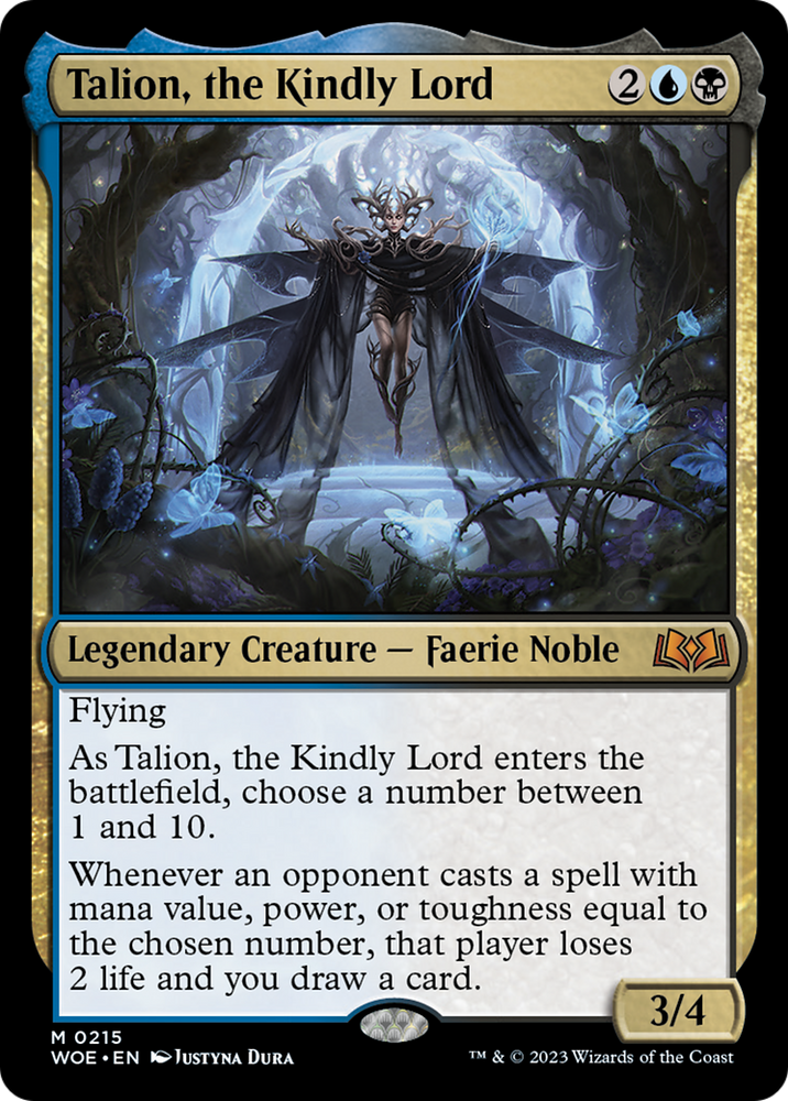 Talion, the Kindly Lord [Wilds of Eldraine] 