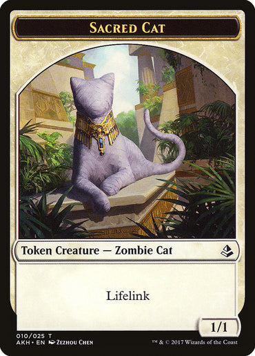 Sacred Cat Token [Amonkhet Tokens] 