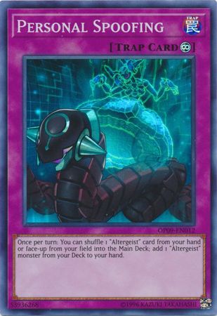 Personal Spoofing [OP09-EN012] Super Rare 