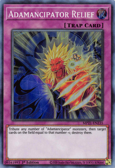 Adamancipator Relief [MP21-EN235] Super Rare 