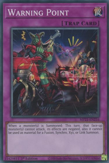 Warning Point [MP21-EN216] Super Rare 