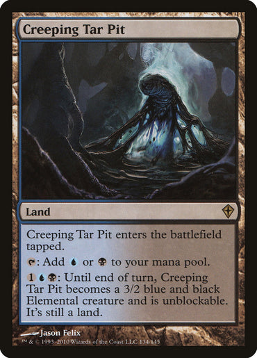 Creeping Tar Pit [Worldwake] 