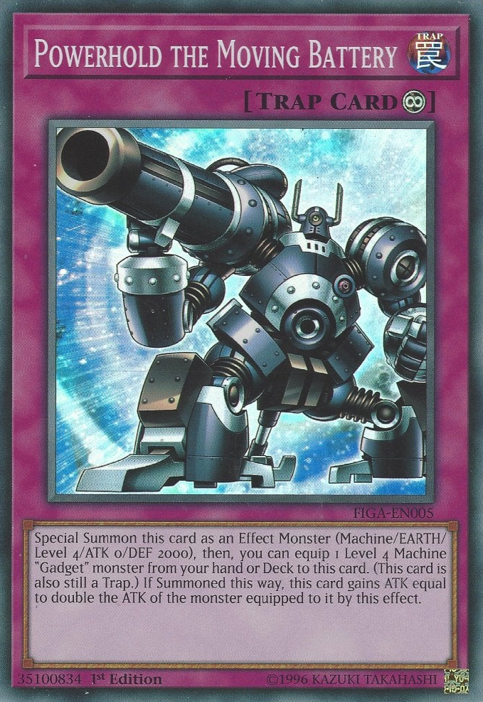 Powerhold the Moving Battery [FIGA-EN005] Super Rare 