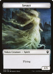 The Monarch // Spirit Double-Sided Token [Commander Legends Tokens] 