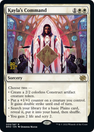 Kayla's Command [The Brothers' War Prerelease Promos] 