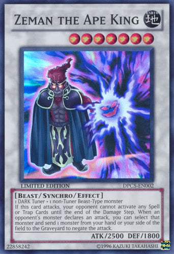 Zeman the Ape King [DPC5-EN002] Super Rare 
