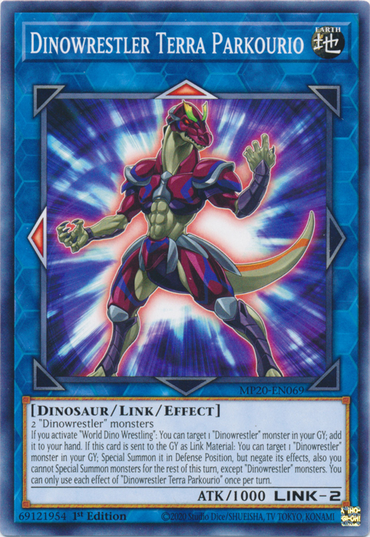 Dinowrestler Terra Parkourio [MP20-EN069] Common 