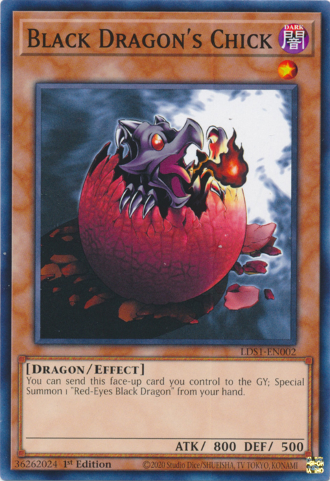 Black Dragon's Chick [LDS1-EN002] Common 