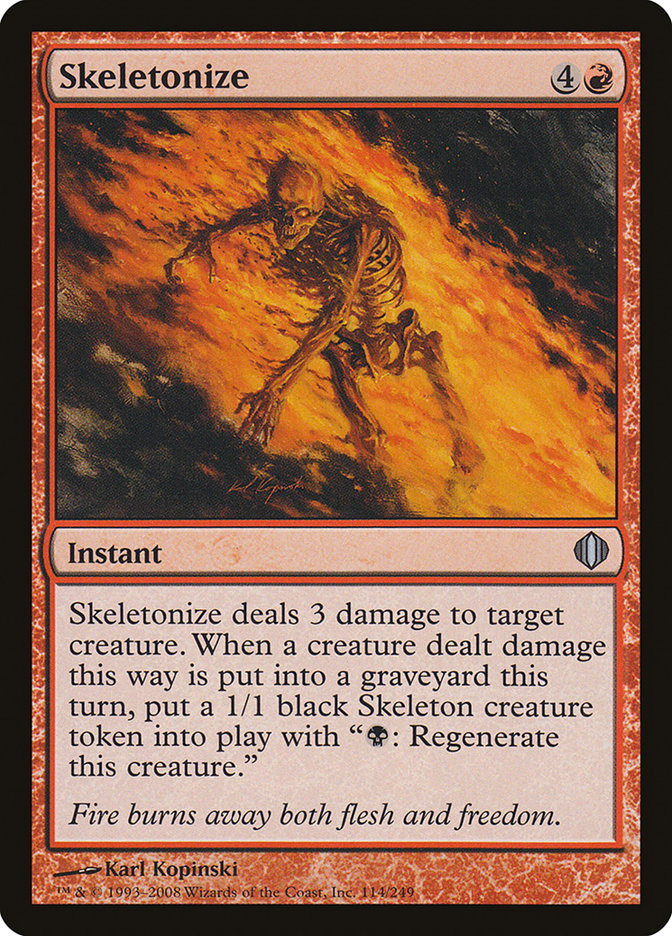 Skeletonize [Shards of Alara] 