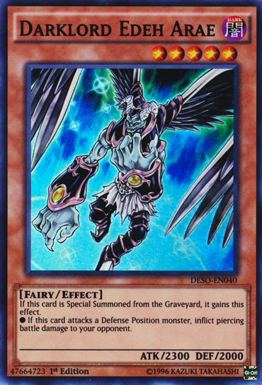 Darklord Edeh Arae [DESO-EN040] Super Rare 