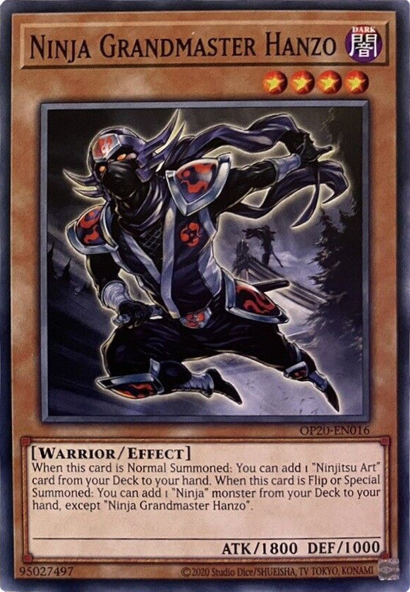Ninja Grandmaster Hanzo [OP20-EN016] Common 