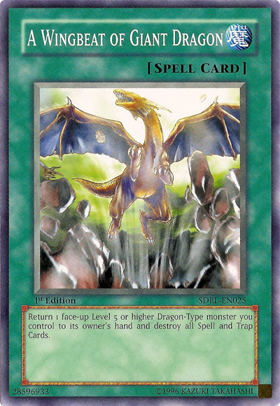 A Wingbeat of Giant Dragon [SDRL-EN025] Common 