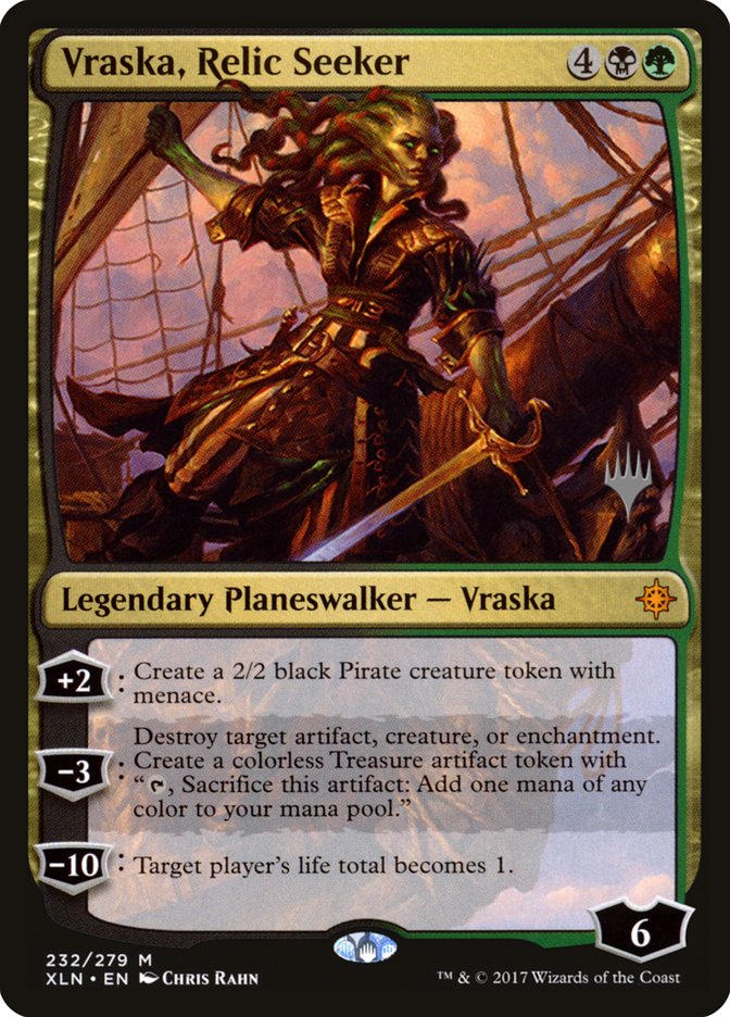 Vraska, Relic Seeker (Promo Pack) [Ixalan Promos] 