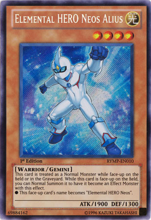 Elemental HERO Neos Alius [RYMP-EN010] Secret Rare 