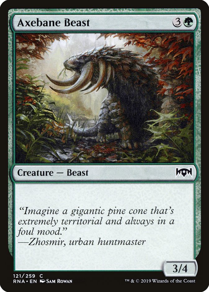 Axebane Beast [Ravnica Allegiance] 