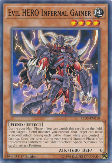 Evil Hero Infernal Gainer [LED5-EN018] Common 
